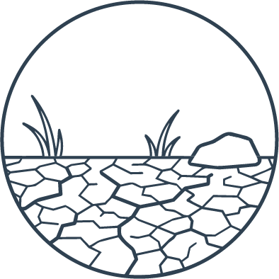 Sol craquelé